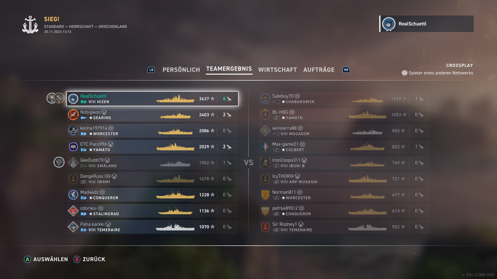 VIII Hizen - WoWS: Legends | Stats + Builds | Tier VIII Battleship