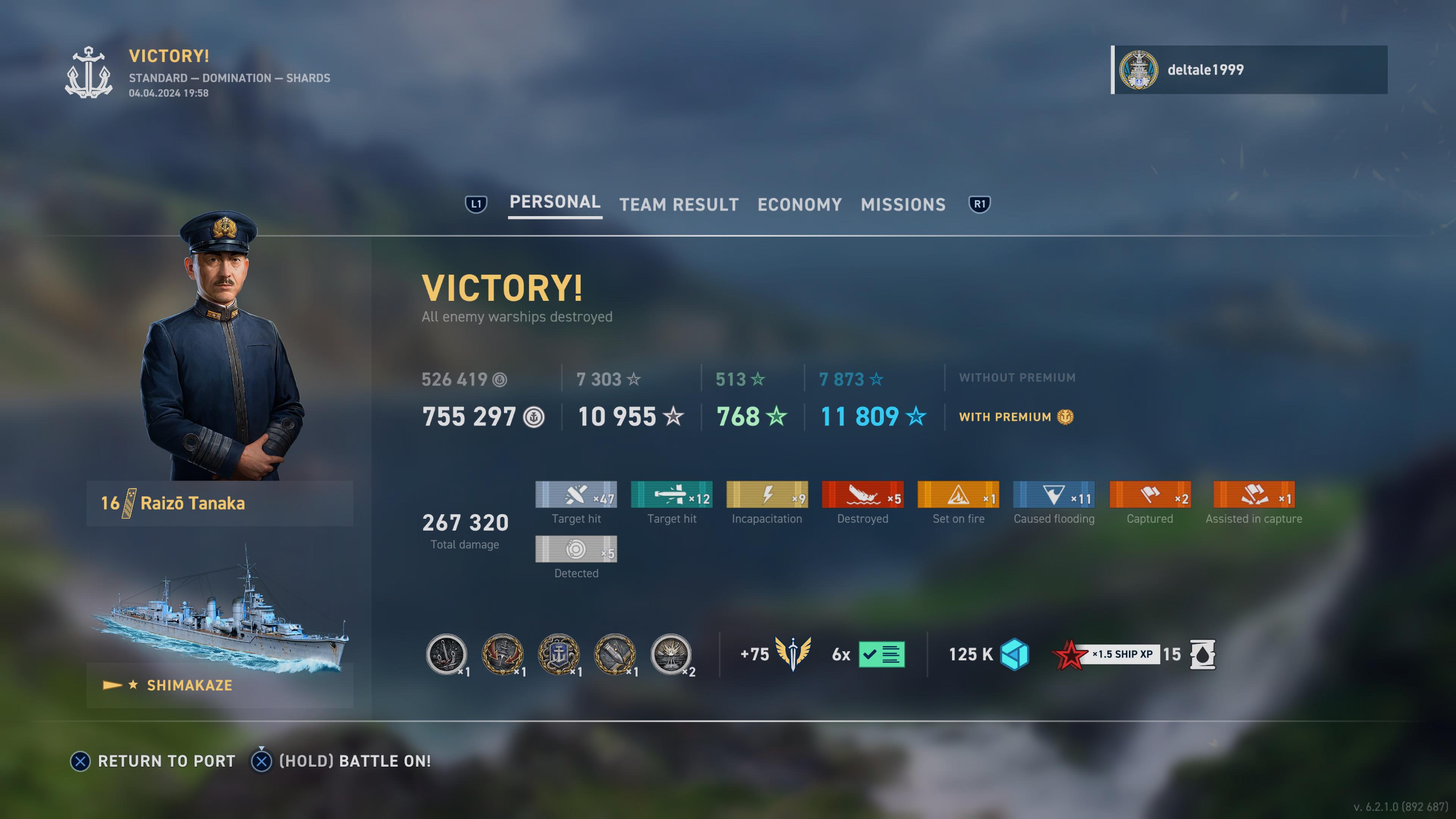 ☆ Shimakaze - WoWS: Legends | Stats + Builds | Tier