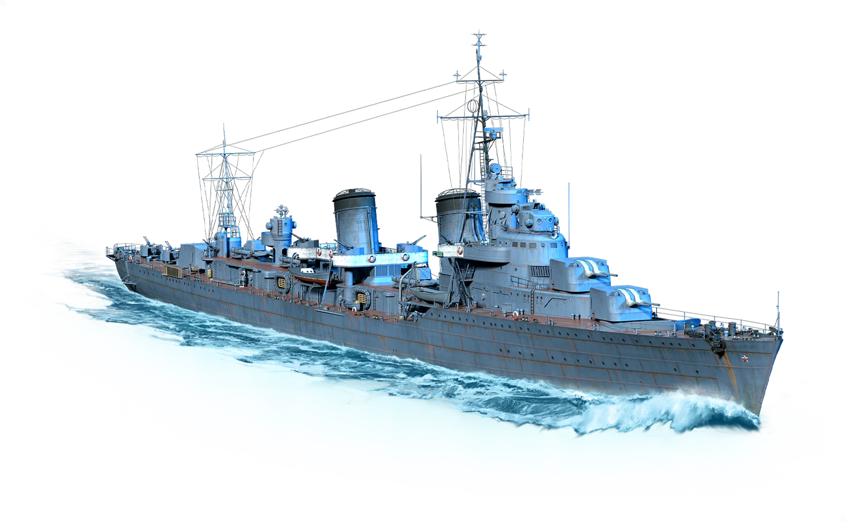 VII Tashkent - WoWS: Legends | Stats + Builds | Tier VII Destroyer